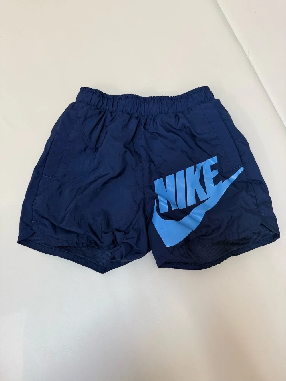 Nike Kids Navy Blue Athletic Shorts XS